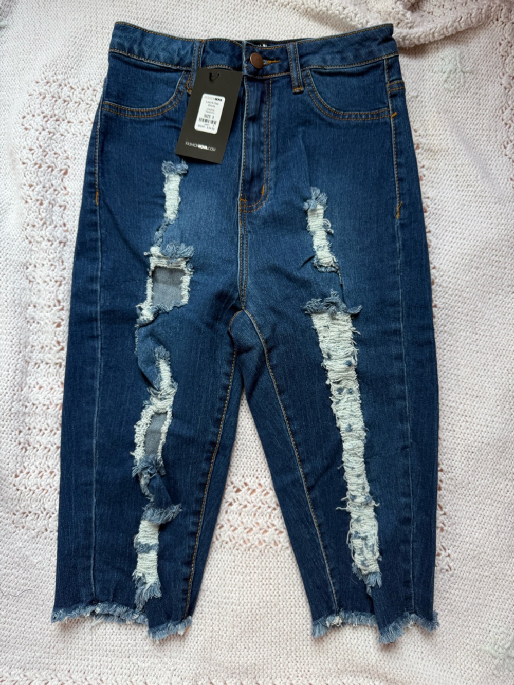 Fashion Nova Distressed Shorts